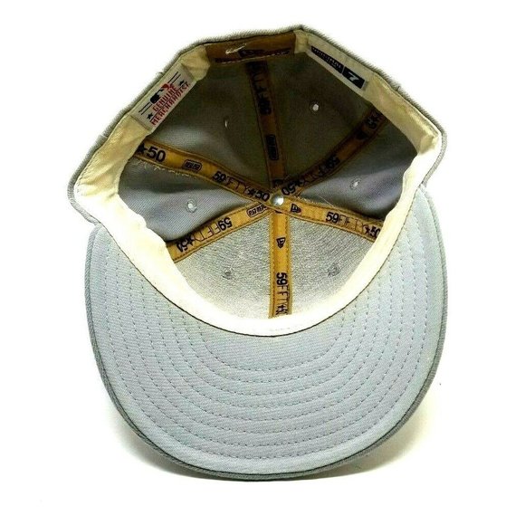 New Era MLB San Francisco Giants Baseball 59fifty 7" Hat Cap Gray Black Letters - Picture 6 of 6